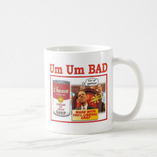 MUG SOUPE À UM "OBAMA " GÂTÉE D'UM