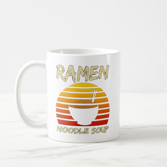 Mug Soupe de nouilles Ramen Kawaii nouilles japonaises (Gauche)