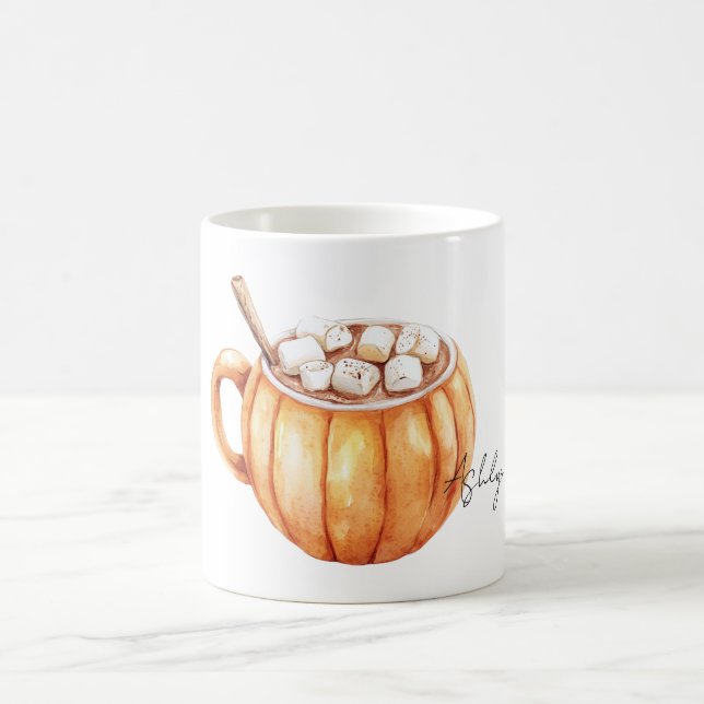 Mug Soupe de potiron orange en bol (Centre)
