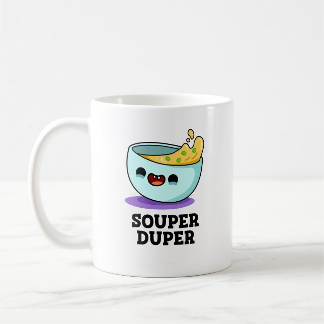 Mug Souper Duper Fundy Soupe Pun (Gauche)
