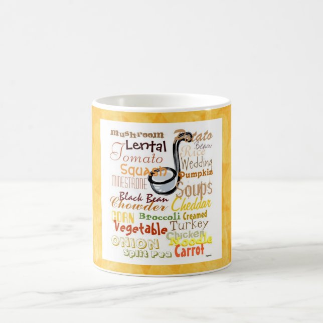 Mug Soupes de graffiti Musique jaune (Centre)