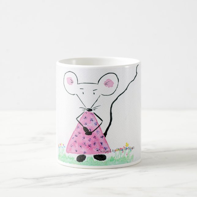 Mug Souricette en fête pour le printemps (Centre)