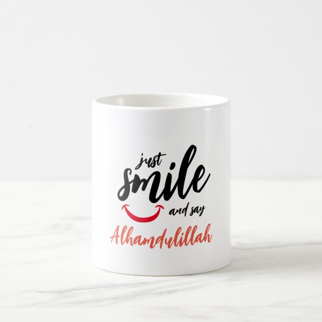 Mug Souriez et dites alhamdulillah (Centre)