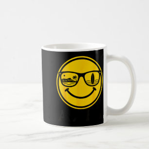 Mug Sourire aloha surf lunettes de soleil réflexion de