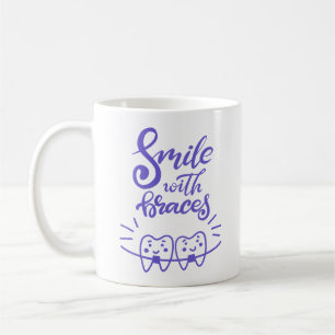 Mug Sourire avec les dents de sourire des croisillons