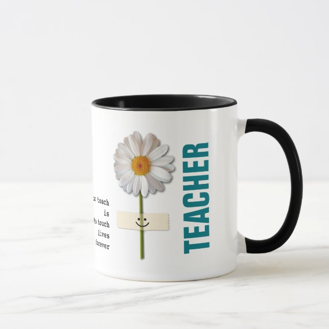 Mug Sourire Daisy Appréciation de l'enseignant sur mes (Droite)