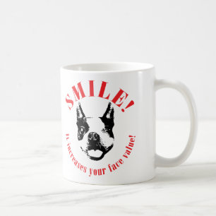 Mug Sourire de Boston Terrier - valeur nominale