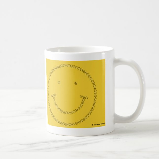 Mug Sourire de froncement de sourcils (Droite)
