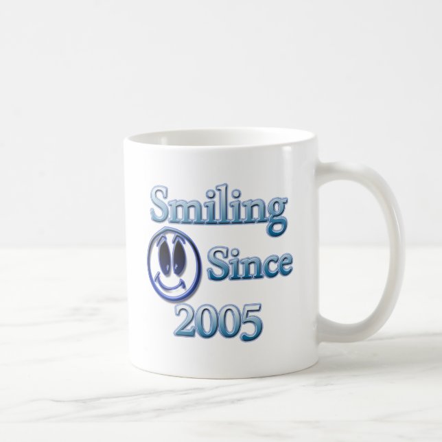 Mug Sourire depuis 2005 (Droite)