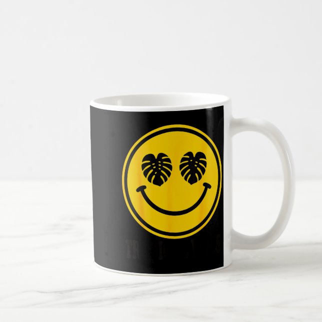 Mug Sourire feuille Monstera ambiance tropicale plage  (Droite)