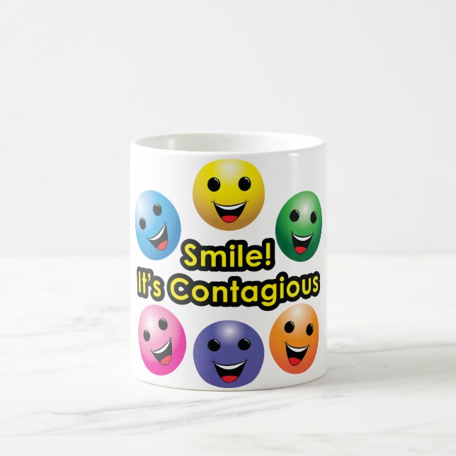 Mug Sourire ! Il est contagieux (Centre)