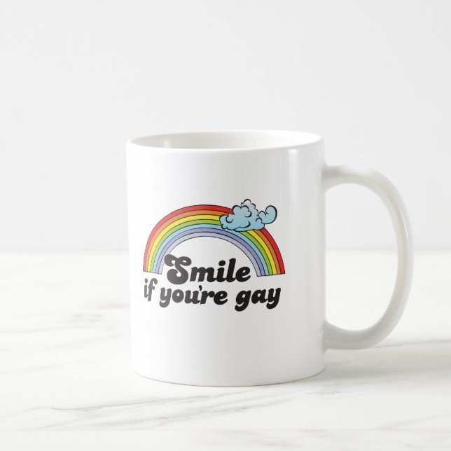 Mug SOURIRE SI VOUS êtes GAIS (Droite)