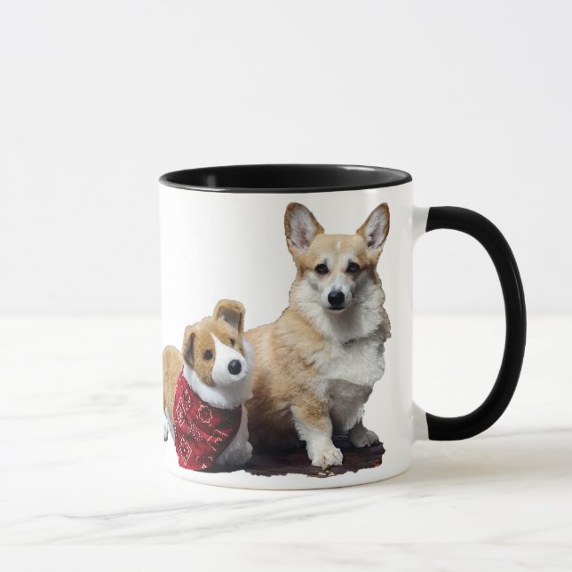 Mug Sourires de matin de corgi (Droite)
