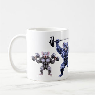 Mug Souris Bodybuilder Brillant Équipe d'Entraînement