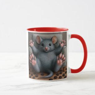 Mug Souris cosy dans fauteuil
