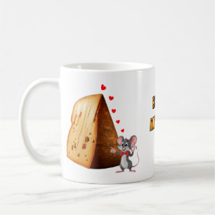 Mug Souris de dessin humoristique tombant en amour ave
