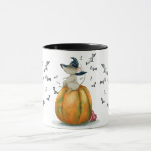 Mug Souris de sorcière mignonne d'Halloween