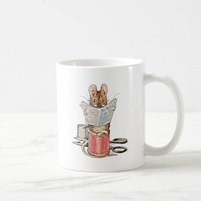Mug Souris de tailleur sur la bobine du fil (Droite)