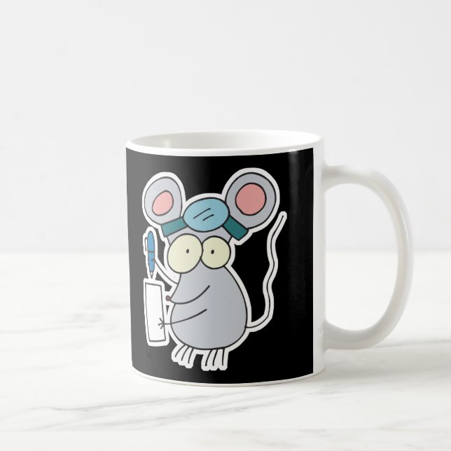 Mug souris docteur drôle (Droite)
