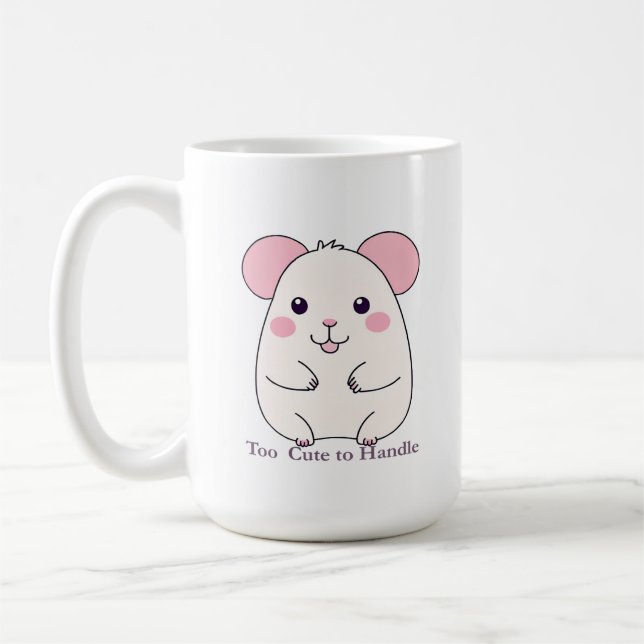 Mug Souris dodue adorable (Gauche)