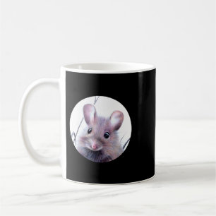 Mug Souris Drôle En Terrain Nature Dessin