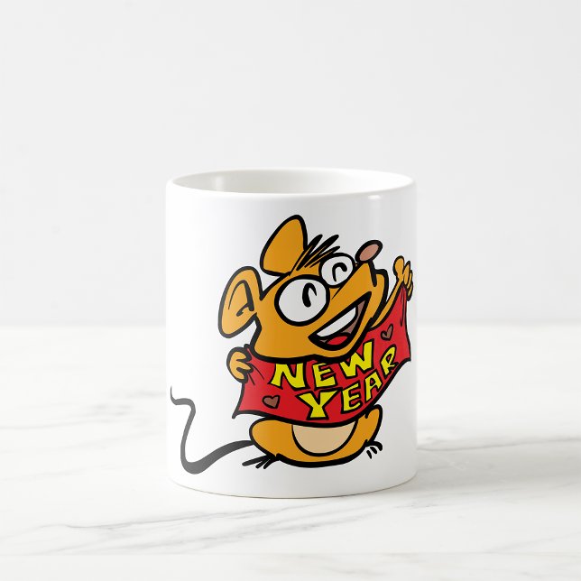 Mug Souris du Nouvel An (Créateur téléchargé)