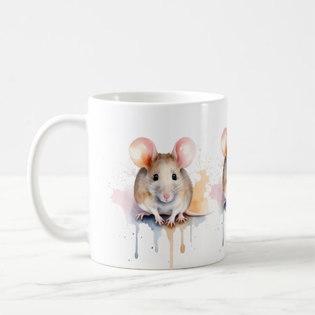 Mug Souris Faune et Nature Jeu de couleurs de l'eau (Gauche)