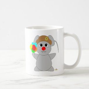 Mug Souris grise clown énorme