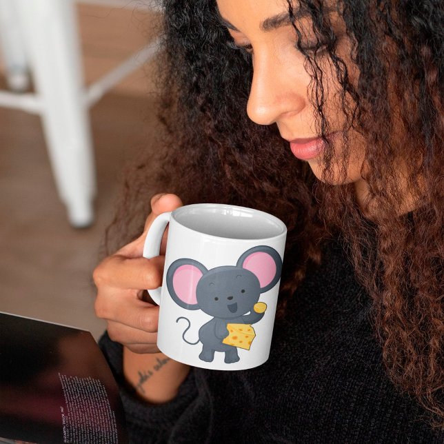 Mug Souris manger du fromage (Créateur téléchargé)