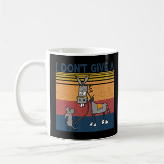 Mug Souris marcher un âne Je ne donne pas de rats