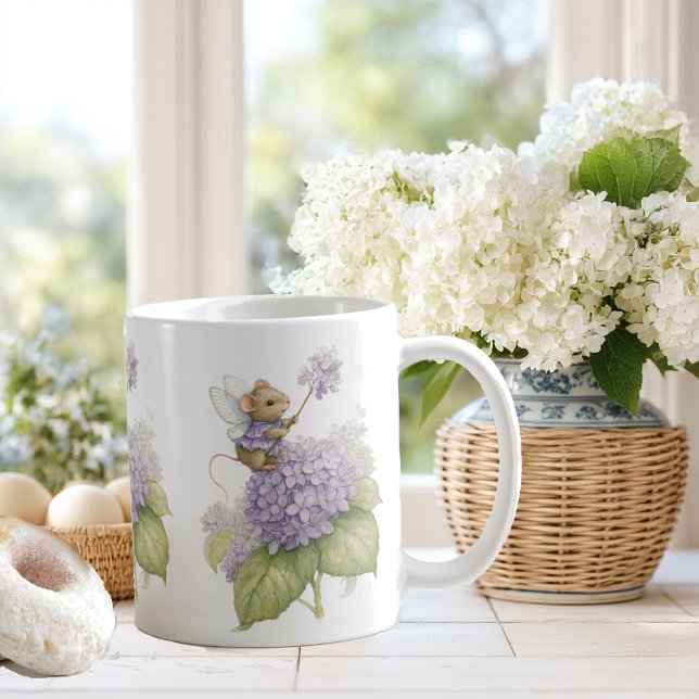 Mug souris mignonne avec des ailes de papillon (Créateur téléchargé)