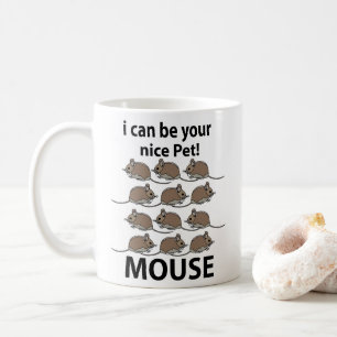 Mug Souris Rat Animal Je peux être votre jolie souris