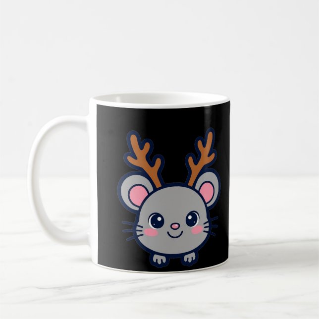Mug Souris Renne de Noël (Gauche)