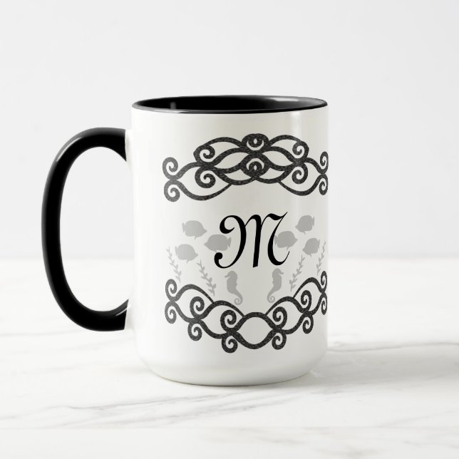 Mug Sous la célébrité du poisson de mer (Gauche)