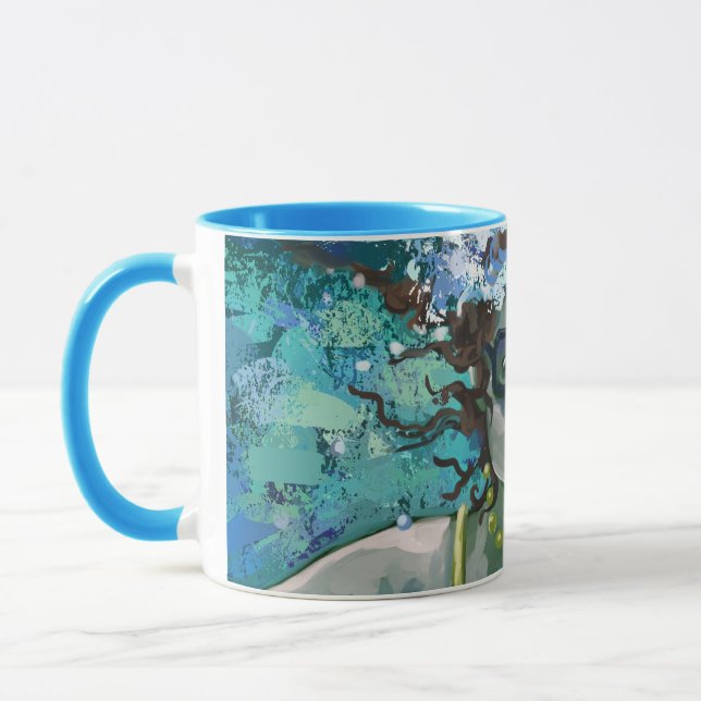Mug Sous la nage aquatique (Gauche)