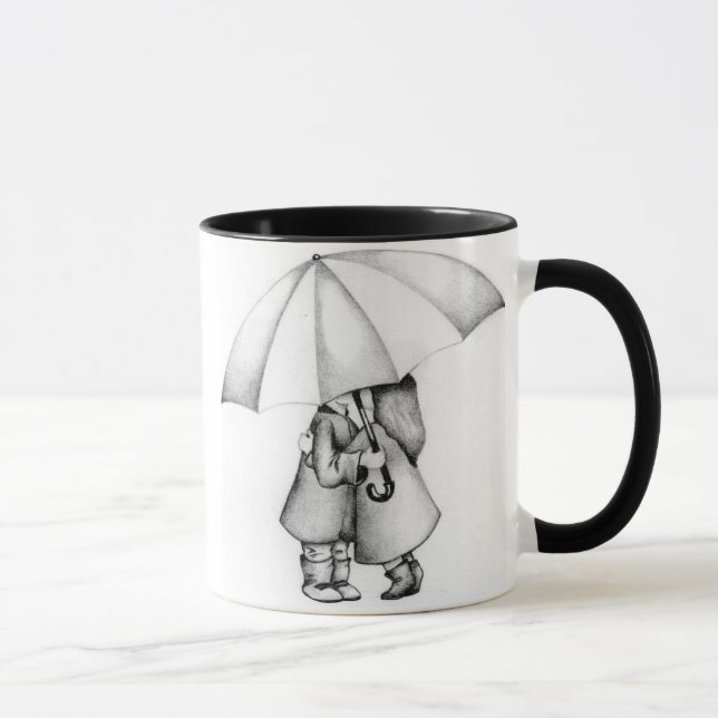Mug Sous la pluie (Droite)