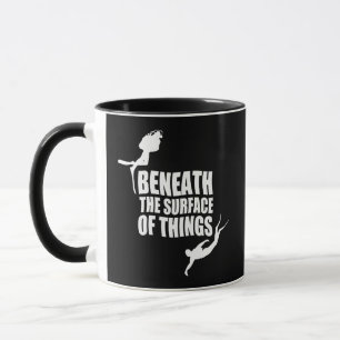 Mug Sous La Surface   Citation Plongée