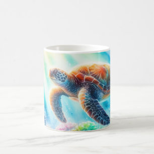 Mug Sous la tortue de mer