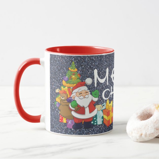 Mug Sous le sapin de Noël (Avec donut)