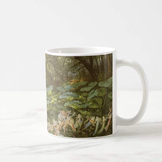 Mug Sous les Feuilles de Dock par Richard Doyle, Fairy (Droite)
