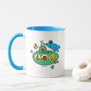 Mug Sous-marin de Cookie Monster et ses amis de Sesame