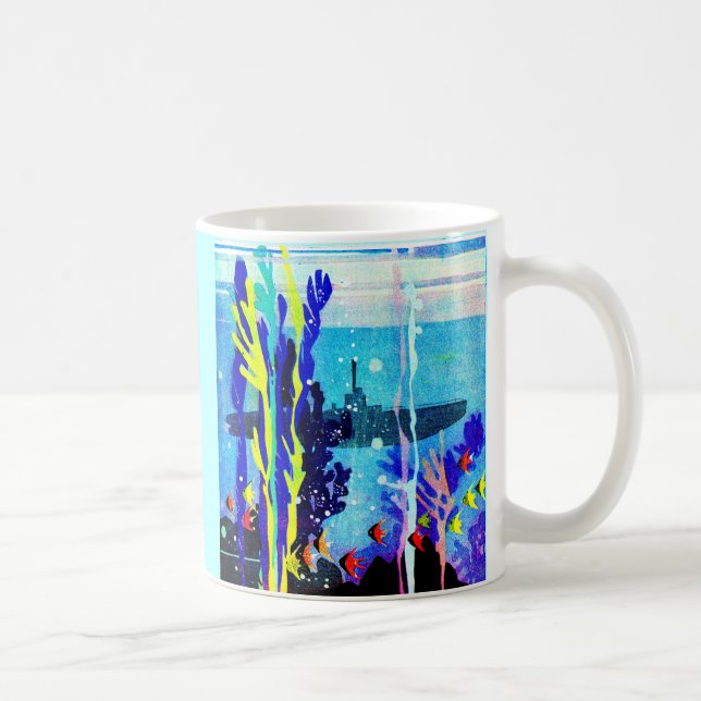 Mug sous-marin fantôme dans les eaux tropicales (Droite)