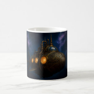 Mug Sous-marin rétro futuriste