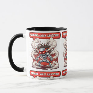 Mug Sous-programme de colère avertissement ! Drôle de