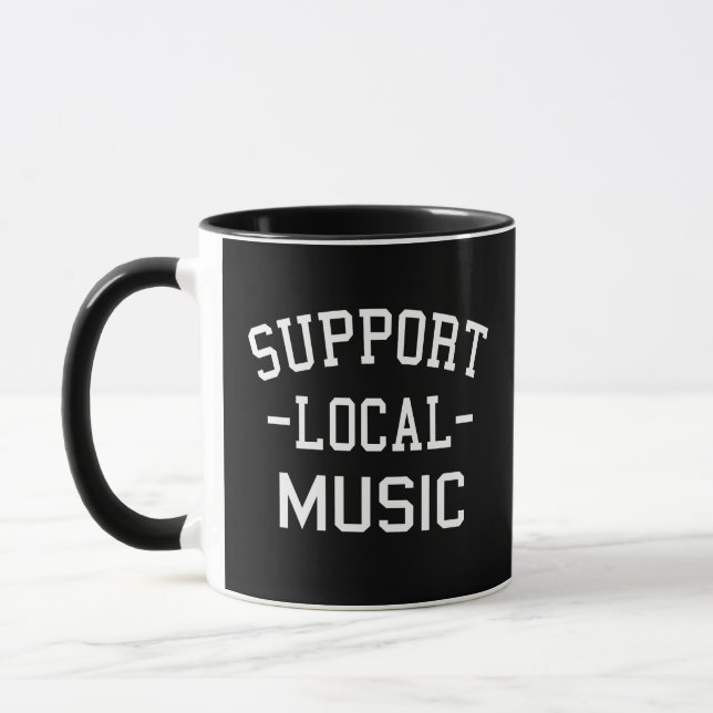 Mug Soutenez la musique locale (Gauche)