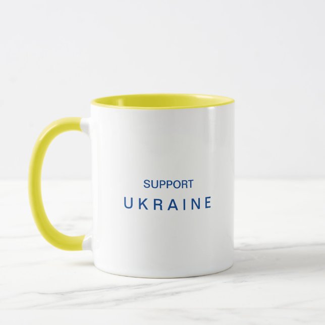 Mug Soutenez le café Ukraine (Gauche)