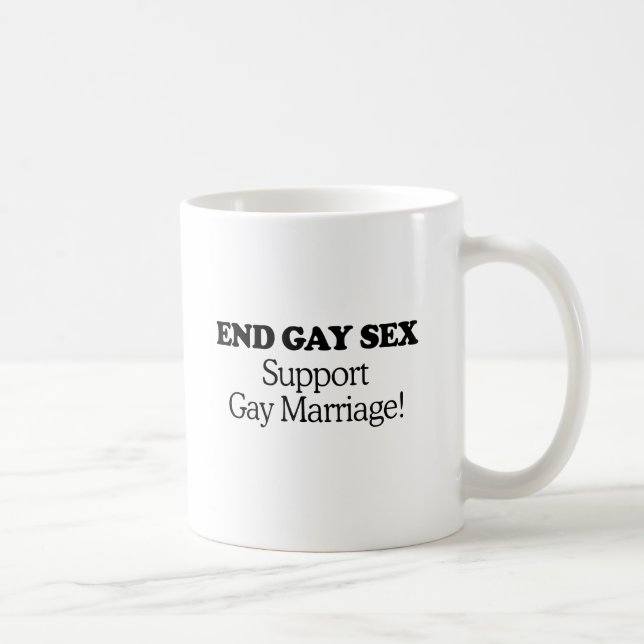 Mug Soutenez le mariage gay (Droite)