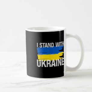 Mug Soutenez l'Ukraine Drapeau de l'Ukraine pour l'amo