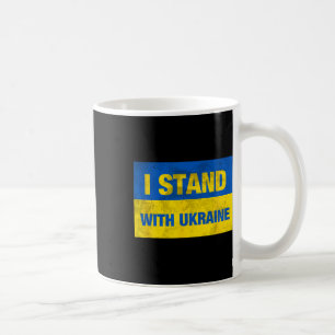 Mug Soutenez l'Ukraine Je suis avec l'Ukraine Drapeau 