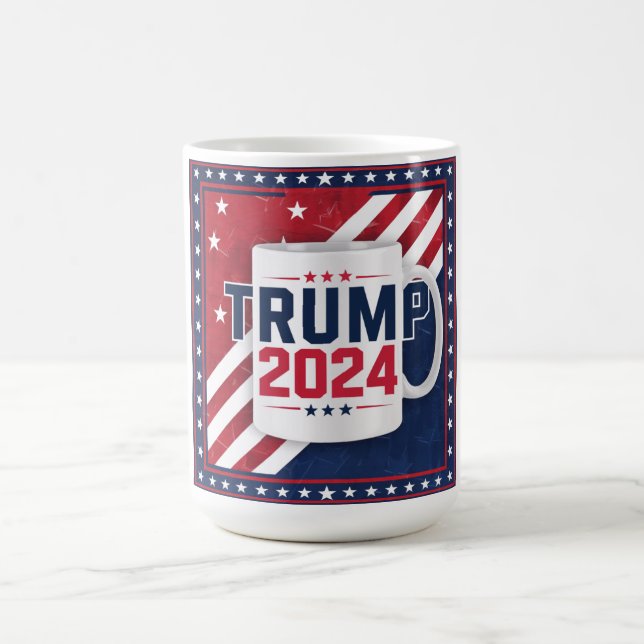 Mug Soutenez Trump dans chaque café du matin (Centre)